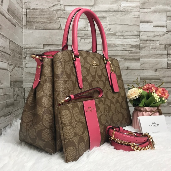 👜COACH SET🌺SAGE CARRYALL& WRISTLET - Picture 3 of 8